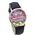 billiga Damklockor-Women&#039;s Multicolor Print Bohemia Style PU Leather Band Analog Quartz Wrist Watch (Assorted color)