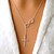 cheap Religious Jewelry-Women&#039;s Pendant Necklace Y Necklace Cross Infinity Bow Ladies Basic Fashion Simple Style Silver Plated Gold Plated Alloy Golden Silver Necklace Jewelry For Party Casual Daily Office &amp; Career