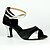 ieftine Pantofi Dans Latin-Pentru femei Pantofi de dans Satin Pantofi Dans Latin / Sală Dans / Pantofi Salsa Cataramă Sandale Toc Personalizat Personalizabili Auriu / Argintiu / Piele / Piele