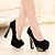 cheap Women&#039;s Shoes-Flocking Women&#039;s Spool Heel Pumps With Platform (More Colors)