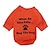 preiswerte Hundekleidung-Katze Hund T-shirt Welpenkleidung Buchstabe &amp; Nummer Hundekleidung Welpenkleidung Hunde-Outfits Atmungsaktiv Orange Kostüm für Mädchen und Jungen Hund Baumwolle XS S M L