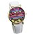 billiga Damklockor-Women&#039;s Multicolor Print Bohemia Style PU Leather Band Analog Quartz Wrist Watch (Assorted color)