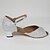 cheap Dance Shoes-Women‘s Dance Shoes Latin Paillette Heel Silver Customizable