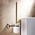 cheap Bath Collection-Toilet Brush Holder / Antique Brass Brass Crystal Ceramic /Antique