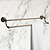 cheap Towel Bars-Multifunction Towel Bar with 2 Rods Matte Brass Double Towel Bar for Bathroom 1pc