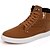 cheap Men&#039;s Sneakers-Men&#039;s Comfort Leatherette Spring Summer Fall Winter Casual Lace-up Flat Heel Black Yellow Green Under 1in