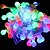 Χαμηλού Κόστους Υπαίθριος Φωτισμός-οδήγησε φως χορδές 100 φώτα σύγχρονη διακοσμητική αλλαγή χρώματος φλας μπάλα σχήμα πλαστικό 10 μέτρα 220v