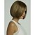 cheap Synthetic Trendy Wigs-Capless Top Grade Synthetic Mixed Colour Short Straight Bob Full Wig