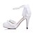 cheap Women&#039;s Heels-Women&#039;s Shoes Satin Spring / Summer / Fall Stiletto Heel Rhinestone Ivory / White / Wedding / Party &amp; Evening / Party &amp; Evening