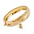 abordables Vip Deal-jing plaqué or 18k dian de mode boule de chute cercle bracelets wsz0004