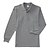 cheap Restaurant Uniforms-Solid Long Sleeve Polo