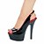 cheap Women&#039;s Sandals-Women&#039;s Summer Platform Leatherette Dress Stiletto Heel Platform Buckle Black