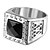 cheap Men&#039;s Jewelry-Unisex Statement Ring - Stainless Steel, Acrylic, Imitation Diamond Love Personalized 10 / 11 Silver For Wedding / Party / Gift