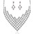 billiga Smyckeset-Gorgeous Alloy With Austria Rhinestones Wedding Bridal Jewelry Set,Including Necklace And Earrings