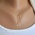 cheap Necklaces-Pendant Necklace Y Necklace For Women&#039;s Party Birthday Congratulations Alloy Lariat Floating Origami Gold Silver / Gift / Casual / Daily