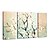 voordelige Topkunstenaars olieverfschilderijen-Handgeschilderde Bloemenmotief/Botanisch Drie panelen Canvas Hang-geschilderd olieverfschilderij For Huisdecoratie