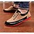 Χαμηλού Κόστους Ανδρικά Sneakers-Ανδρικά Παπούτσια άνεσης Άνοιξη / Φθινόπωρο Causal Φο Δέρμα Μαύρο / Μπλε / Κίτρινο / Κορδόνια