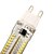 voordelige Ledlampen met twee pinnen-1pc 1 W LED-maïslampen 600 lm G9 T 104 LED-kralen SMD 3014 Warm wit 110-130 V