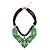 billige Mote Halskjede-kvinners grønn perle halskjede