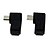 abordables Câbles USB-droite / gauche à angle de 90 degrés micro usb mâle à l&#039;extension adaptateur femelle convertisseur