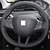 Недорогие Чехлы на руль-Xuji ™ черный кожаный руль крышка колеса для Peugeot 208