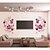 cheap Wall Stickers-Romance Still Life Fashion Florals Abstract Wall Stickers Plane Wall Stickers Decorative Wall Stickers Material Washable RemovableHome