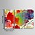 billige Abstrakte malerier-Hånd-malede Abstrakt Tre Paneler Canvas Hang-Painted Oliemaleri For Hjem Dekoration