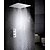 ieftine Robinete de Duș-Set de dus A stabilit - Duș Ploaie Contemporan Crom Valvă de Alamă Bath Shower Mixer Taps / Trei Mânere Cinci Găuri