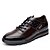 baratos Sapatos Oxford para Homem-Homens Couro Primavera / Outono Conforto Oxfords Preto / Marrom