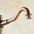 cheap Kitchen Faucets-One Hole Antique Bronze Standard Spout Transitional Kitchen Taps