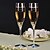 billige Champagneglass-Materiale Krystall Riste Fløyter Gaveeske Ferie Klassisk Tema Alle årstider