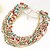 cheap Necklaces-Statement Necklace Beaded Necklace For Women&#039;s Party Special Occasion Casual Resin Plastic Alloy Twisted Silver / Daily