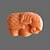 voordelige Bakgerei-olifant fondant cake chocolade hars klei snoep siliconen mal, l7.5cm * w6cm * h3cm