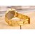 voordelige Trendy Horloge-Dames Polshorloge Diamond Watch Gouden Horloge Kwarts Goud Vrijetijdshorloge Cool Analoog Dames Amulet Informeel Bling bling