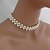 cheap Necklaces-Women&#039;s Double Pearl Necklace