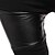 tanie Garderoba dolna damska-Women&#039;s  PU Leather Patchwork Stretchy Elastic Waist Trousers Leggings