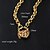cheap Necklaces-Unisex&#039;s New Fashion Hot sale 18K Gold Plated Chain Necklace