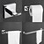 preiswerte Badezimmer-Zubehörset-Bad Zubehör-Set Moderne Messing 4 Stück - Hotelbad Toilettenpapierhalter / Kleiderhaken / Turm Bar Wandmontage