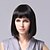 cheap Human Hair Capless Wigs-Wig style Straight Wig Natural Hairline African American Wig 100% Hand Tied Women&#039;s Human Hair Capless Wigs