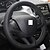 Недорогие Чехлы на руль-Xuji ™ черный кожаный руль крышка колеса для Peugeot 208
