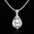 cheap Necklaces-Women&#039;s Pearl Pendant Necklace Ladies Luxury Pearl Sterling Silver Silver Plated White Necklace Jewelry For