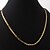 cheap Religious Jewelry-Men&#039;s Chain Necklace Baht Chain Ladies Dubai Copper Gold Plated Yellow Gold Gold 55 cm Necklace Jewelry For Christmas Gifts Party / 18K Gold Filled