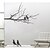 abordables Pegatinas de pared-Adhesivo de pared jiubai ™ con forma de rama y amante de los pájaros etiqueta de la pared 1pc