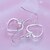 cheap Christmas Jewelry-Vilin Women&#039;s Heart Earrings Wedding Party Elegant Feminine Style