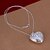Недорогие Рождественские украшения1-Vilin серебряное ожерелье сердца женщин