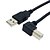 Недорогие USB кабели-2м 6 футов USB 2.0 мужчина к мужчине b прямоугольного 90 градусов принтер, сканер жесткий диск кабель