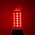 billiga Glödlampor-YWXLIGHT® LED-lampa 250-300 lm E26 / E27 T 48 LED-pärlor SMD 5050 Röd 220-240 V