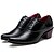 Недорогие Мужские оксфорды-Men&#039;s Oxfords Novelty Shoes Comfort Shoes Casual Office &amp; Career Faux Leather Black Fall Spring / EU40