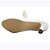 abordables Zapatos de boda-Mujer Zapatos de boda Sandalias con cordones Sandalias con tiras Boda Tacones De Boda Zapatos de novia Zapatos de dama de honor Verano Corbata de Lazo Encaje Talón de bloque Dedo redondo Clásico Dulce