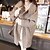 Недорогие Женские пальто и тренчи-Женская Свободная Верхняя одежда Cocoon нагрудные Одноместный шерстяные Твид